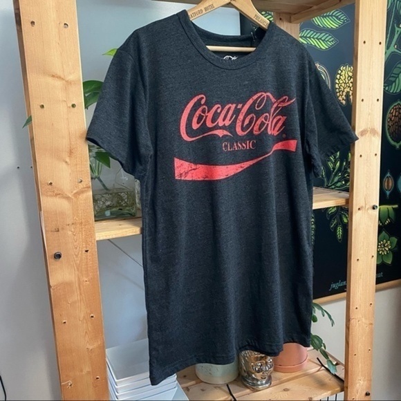 Chaser Coca Cola Classic Gray Tee with Red Logo M - Picture 4 of 13